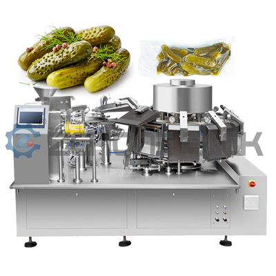 Fully Automatic Premade Bag Vacuum Rotary Packaging Machine