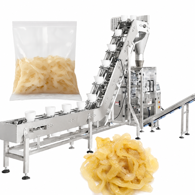 Automatic Vertical Packing Machine for Jellyfish with Bowl Conveyor